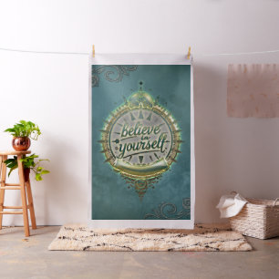 Golden Paths Believe in yourself.  Fabric