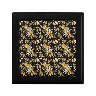 Golden Pattern 06.bw Black BG Gift Box
