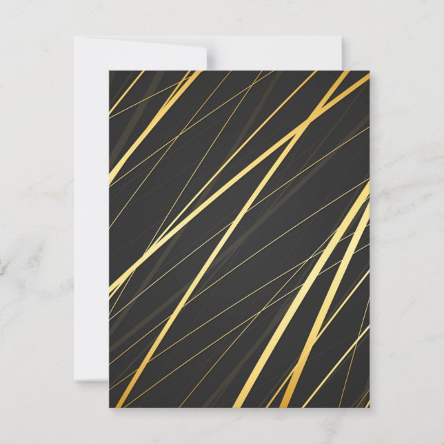 Golden Pattern 1 Note Card (Front)
