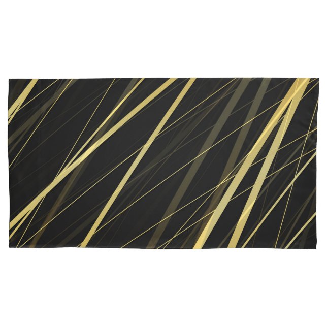 Golden Pattern 1 Pillow Case (Front)