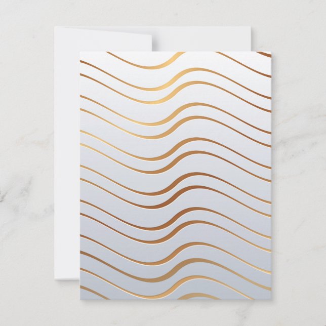 Golden Pattern 3 Note Card (Front)