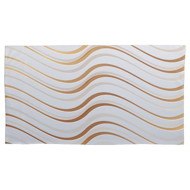 Golden Pattern 3 Pillow Case (Front)