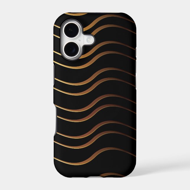 Golden Pattern 4 Iphone Case (Back)