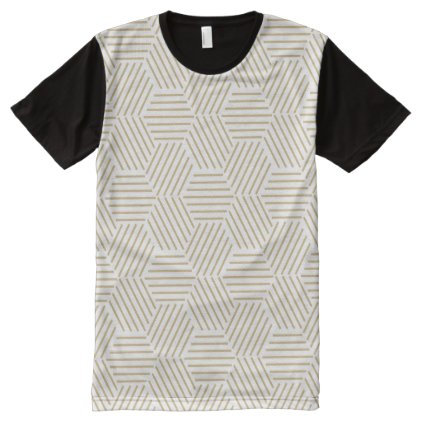 Golden pattern All-Over-Print T-Shirt