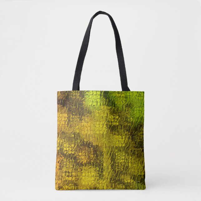 Golden pattern tote bag (Front)