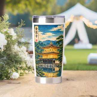 Golden Pavilion of Kyoto – Kinkaku-ji Japanese Uki Insulated Tumbler