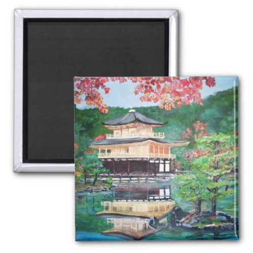 Golden Pavilion Temple _  Magnet