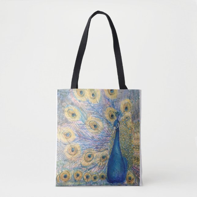 Golden Peacock Tote (Front)