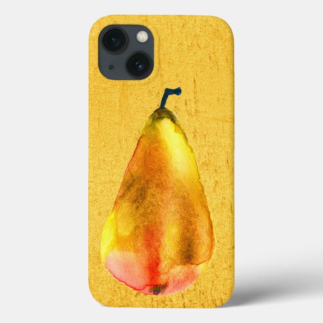 Golden Pear Fruit art Case-Mate iPhone Case (Back)
