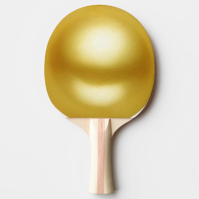 Golden Pearl Ping-Pong Paddle (Front)