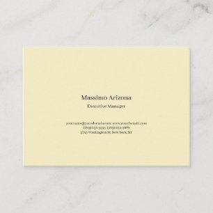 Golden Pearl Plain Professional Modern Minimalist Enclosure Card