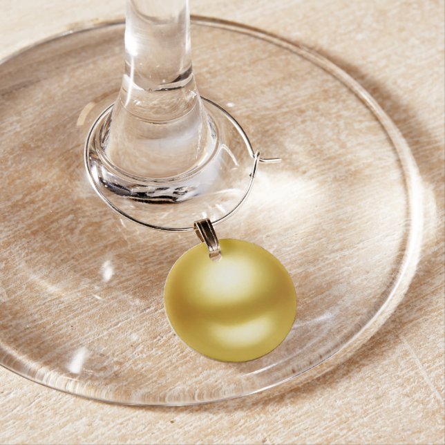 Golden Pearl Wine Charm (In Situ)