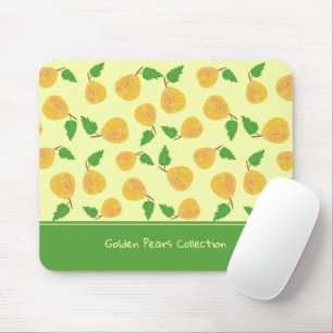 Golden Pears Collection Golden Cream Mouse Pad