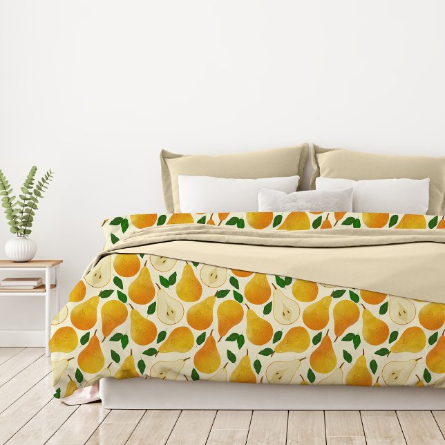 Golden Pears Pattern Duvet Cover (Golden Pears Pattern Duvet Cover)