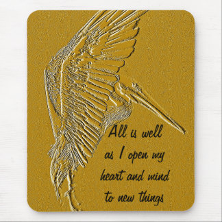 Golden Pelicans_ Mouse Pad