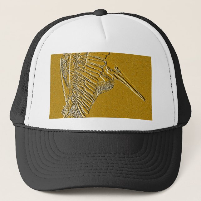 Golden Pelicans_ Trucker Hat (Front)