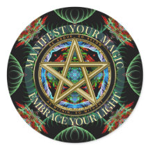 Golden Pentacle Magick Fractals