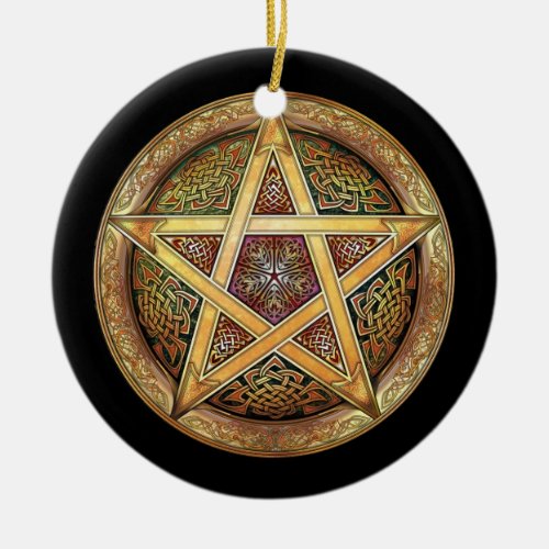 Golden Pentacle Pendant/Ornament