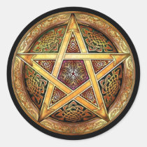 Golden Pentacle Stickers