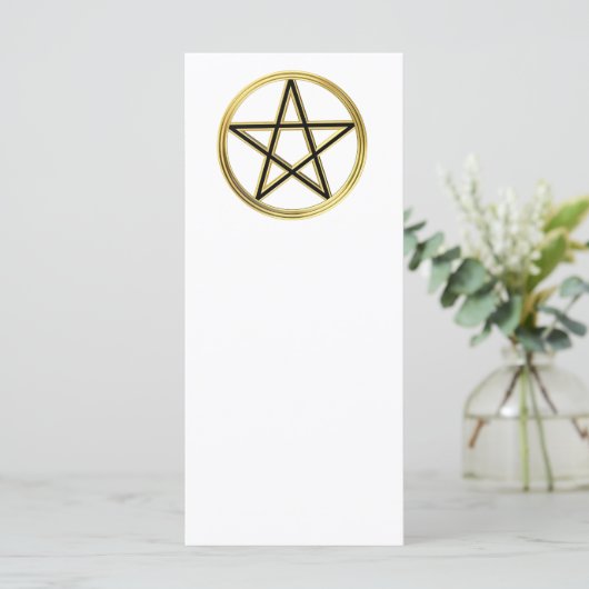 Golden pentagram (Standing Front)
