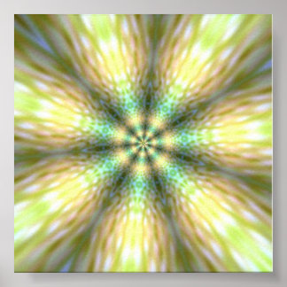 Golden Petals Poster