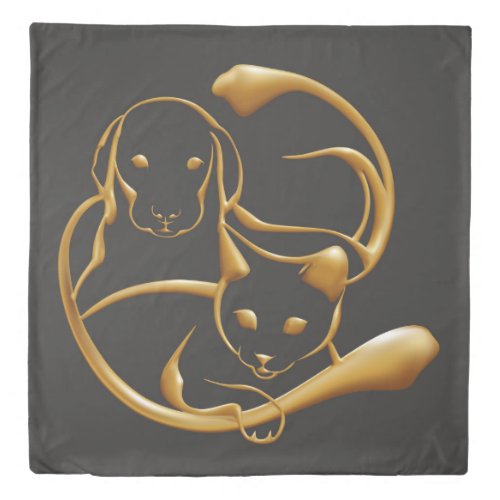Golden Pets Duvet Cover