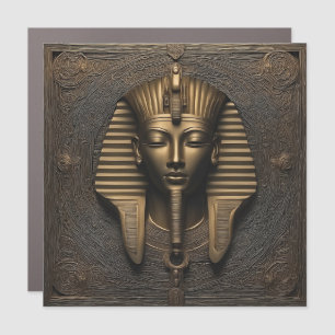 Golden Pharaoh - Egyptian King Car Magnet