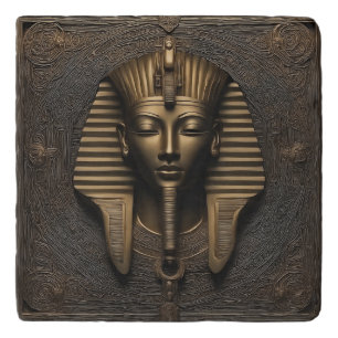 Golden Pharaoh Trivet - Luxurious Ancient Elegance