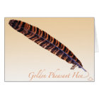Golden Pheasant Hen Tail