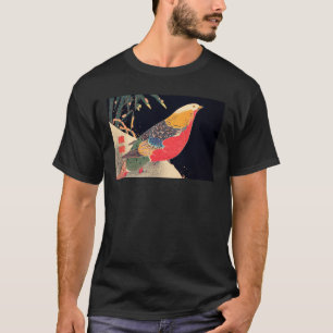 Golden Pheasant in the Snow by Ito Jakuchu T-Shirt