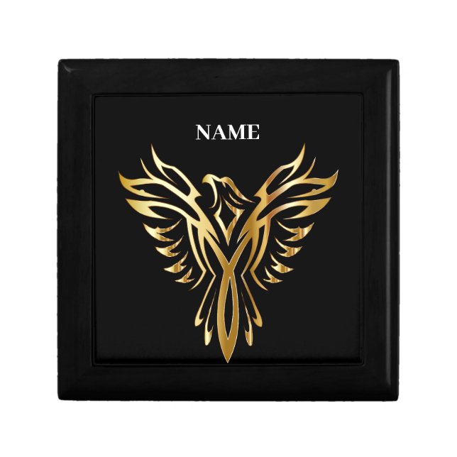 Golden phoenix, elegance gift box (Front)
