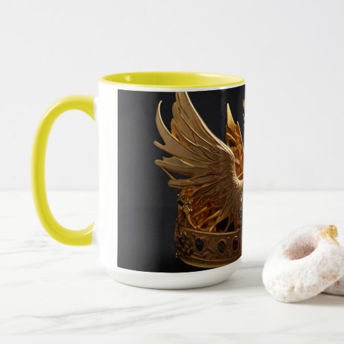 Golden Phoenix Flame Mug Mug