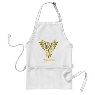 Golden Phoenix Rising apron