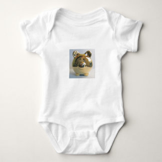 Golden pig   baby bodysuit