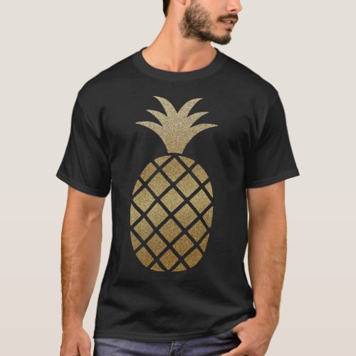 Golden Pineapple a tropical fruit Color Fruit Fami T_Shirt