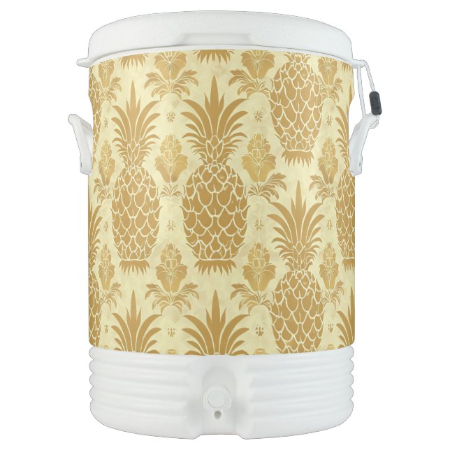 Golden Pineapple Beverage Cooler (Front)