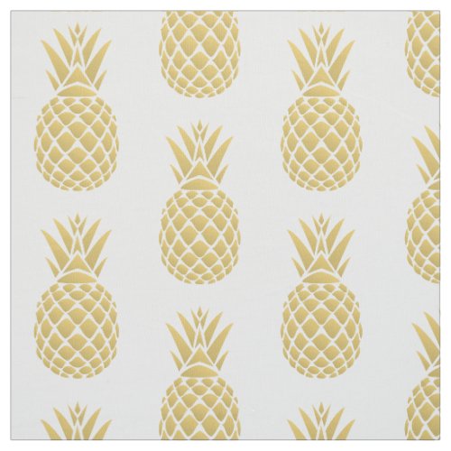 Golden Pineapple Fabric