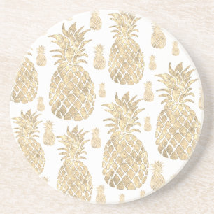 golden pineapples coaster