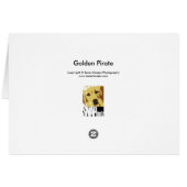 Golden Pirate Cards (Back Horizontal)