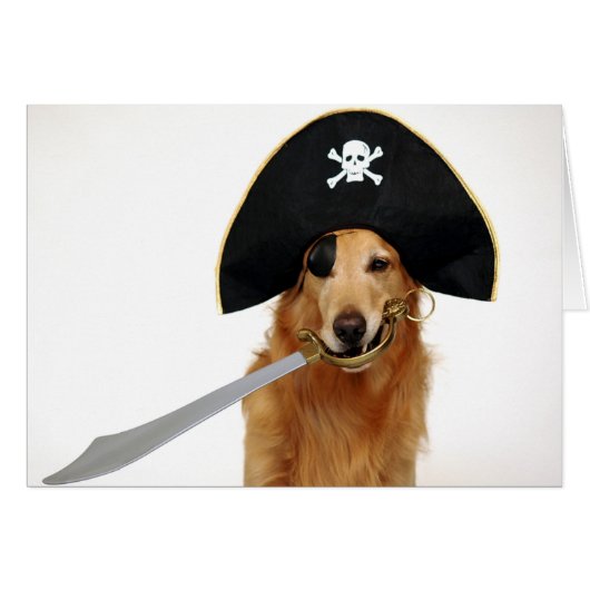 Golden Pirate Cards (Front Horizontal)
