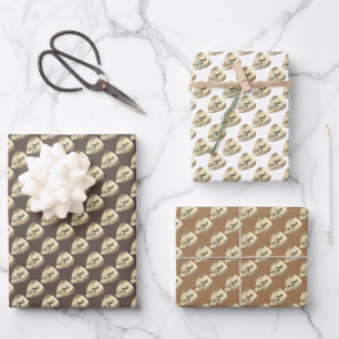 Golden Plectron – Stylish design for music lovers! Wrapping Paper Sheets