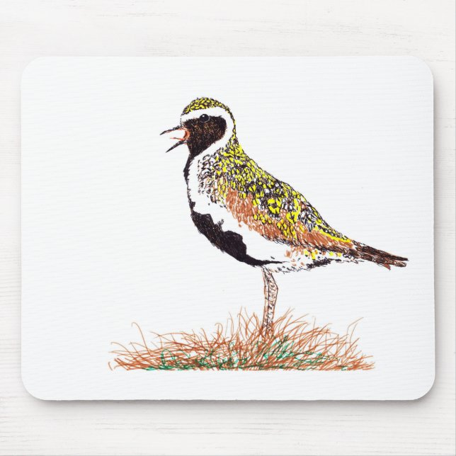Golden Plover Mouse Pad (Front)