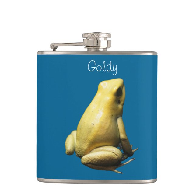 Golden Poison Frog Flask (Front)