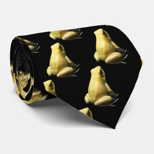 Golden Poison Frog Neck Tie