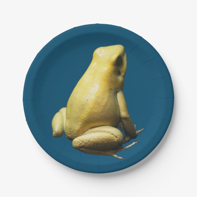 Golden Poison Frog Paper Plates (Front)
