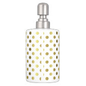 Golden Polka Dot Bathroom Sink Set (Back)