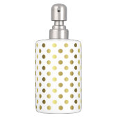 Golden Polka Dot Bathroom Sink Set (Front)