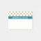 Golden Polka Dots with Blue
