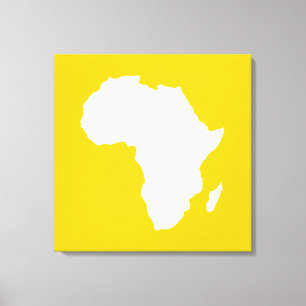 Golden Poppy Audacious Africa Canvas Print