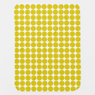 Golden Poppy Safari Dot Stroller Blanket